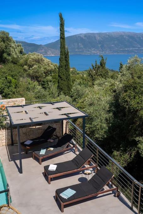 Villa Elisabeth Sea View Private Pool Fiskardo Kefalonia Katsaráta Exterior foto
