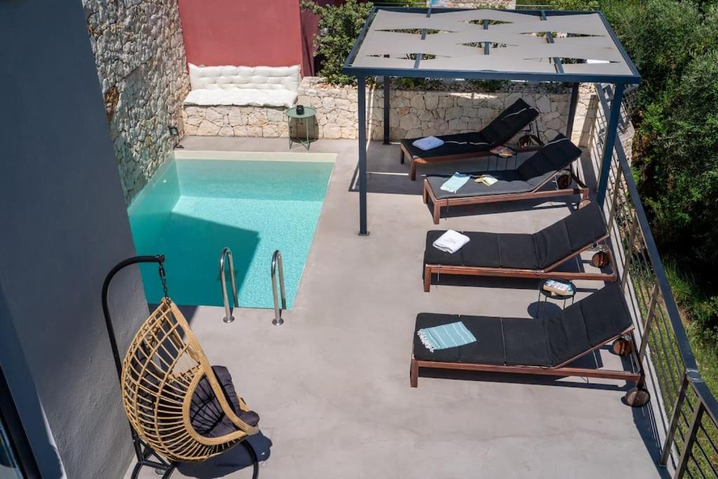 Villa Elisabeth Sea View Private Pool Fiskardo Kefalonia Katsaráta Exterior foto